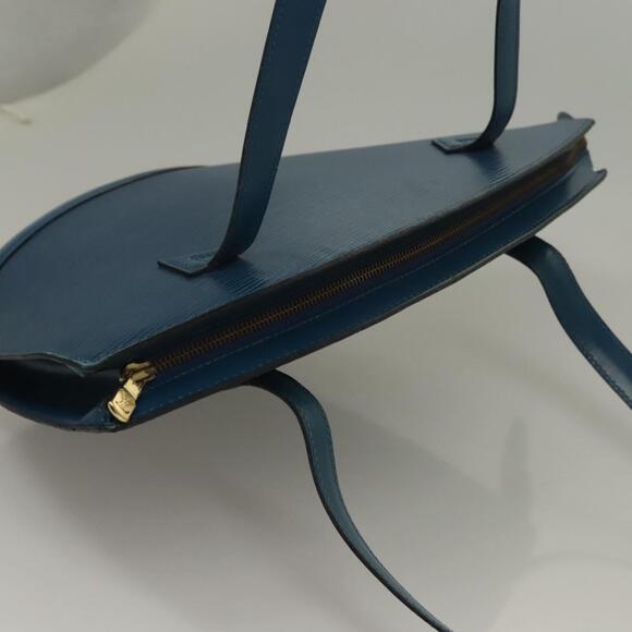 LOUIS VUITTON Epi Saint Jacques Poignees Long Hand Bag Blue M52265 - Picture 6 of 16
